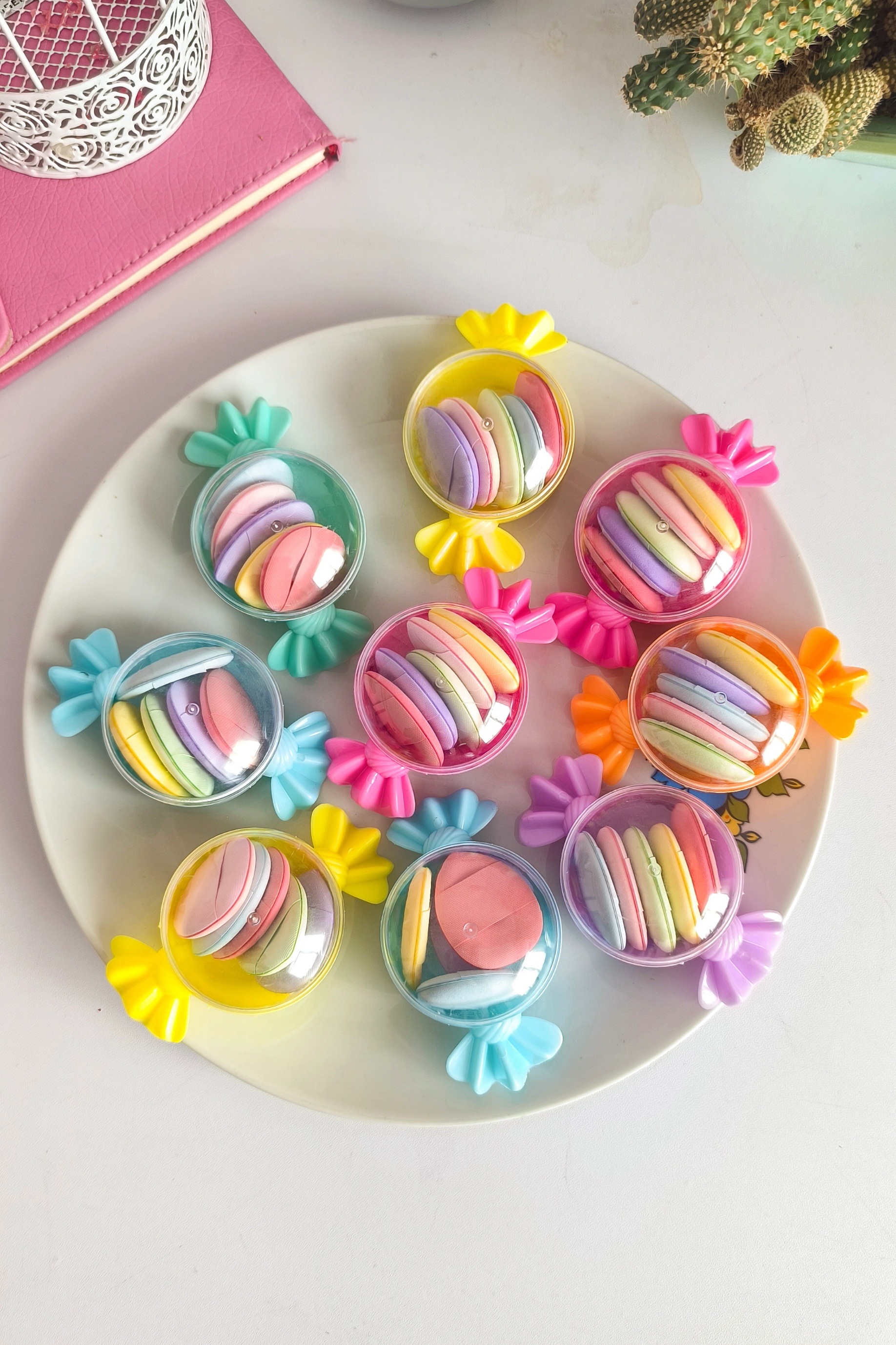 پک 5 عددی پد ارایشی طرح آبنبات