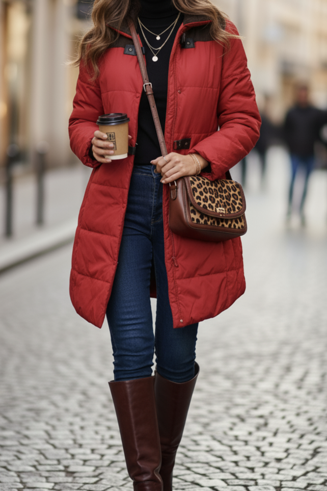 کاپشن کره ای فری سایز تا 44